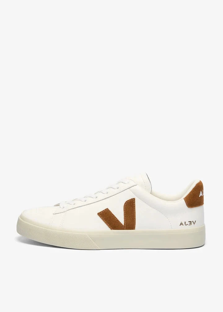 Veja "Campo Leather" M - White / Cognac