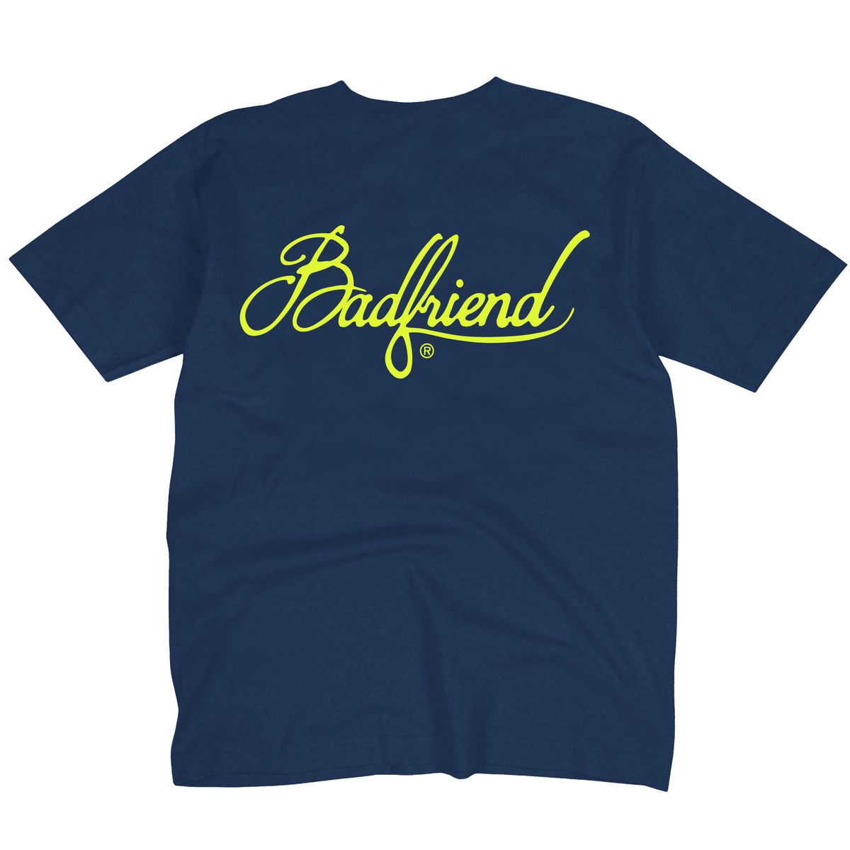 Badfriend "Cursive Logo S/S Tee" M - Navy