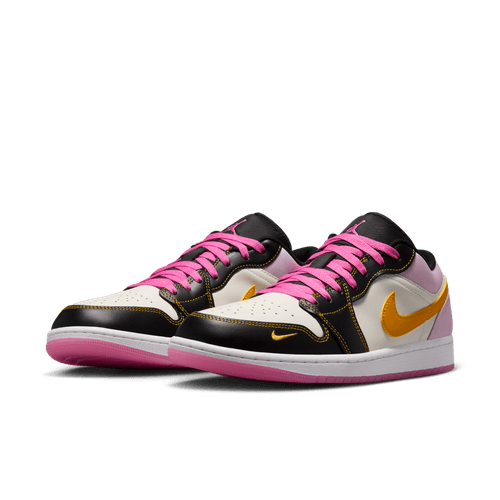 Air Jordan "1 Low SE" Mens - Black / University Gold / Sail