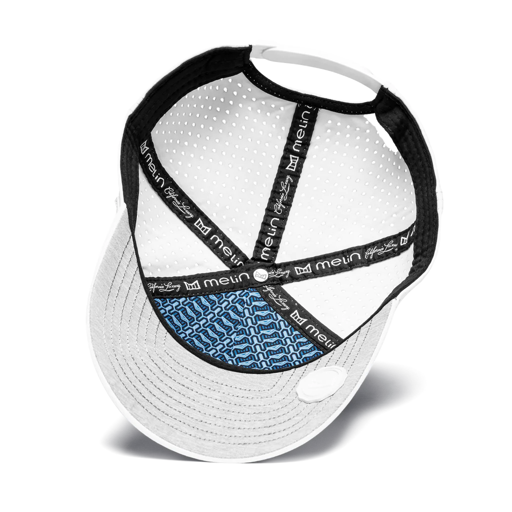 Melin "Odyssey Stacked Hydro" Snapback hat aus - White (Small)