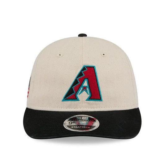 New Era x Three Looms "Arizona Diamondbacks Americana" 9FIFTY Strapback - Cream / Black