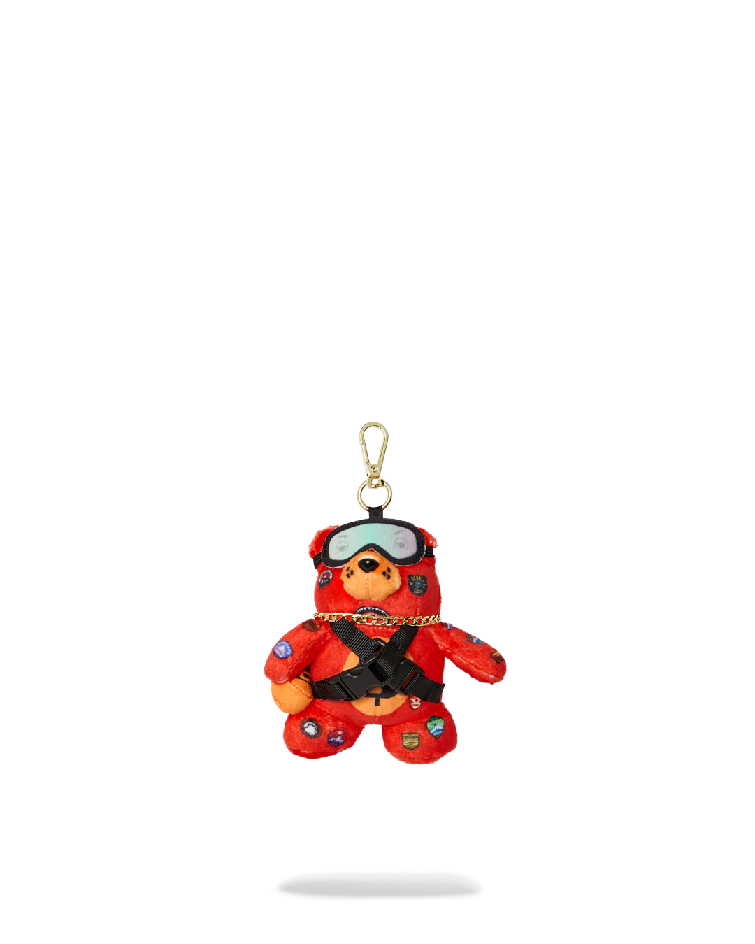 Sprayground "Global Expedition Bear Keychain" - Red