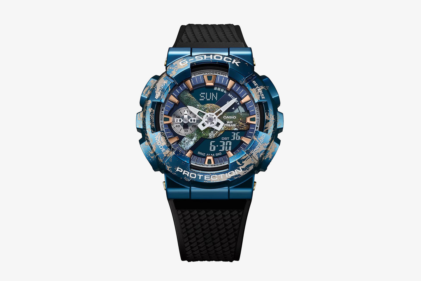 Casio "G-Shock GM110EARTH-1-" Watch - Blue