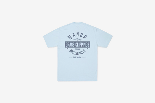Manor "The Grassy Shop T-Shirt" M - Baby Blue