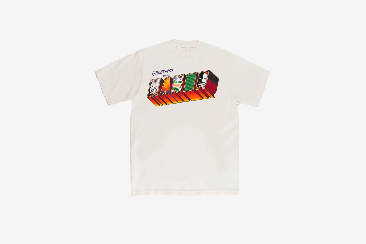Manor "Greetings From Manor T-Shirt" Kids - White