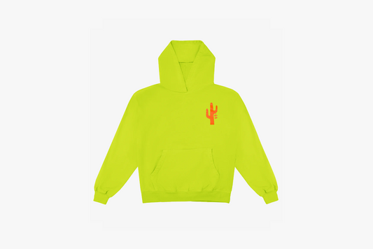 Manor "Local Legends Logo Hoodie" M - Faded Volt / Orange