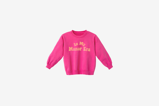 Manor "'In My Manor Era Crewneck" K - Pink