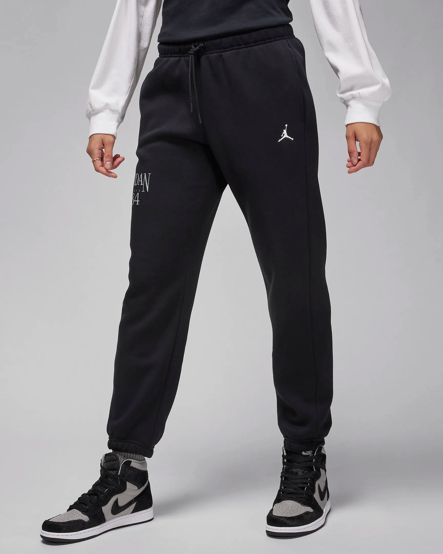 Jordan "Brooklyn Fleece Pant" W - Black / Sail