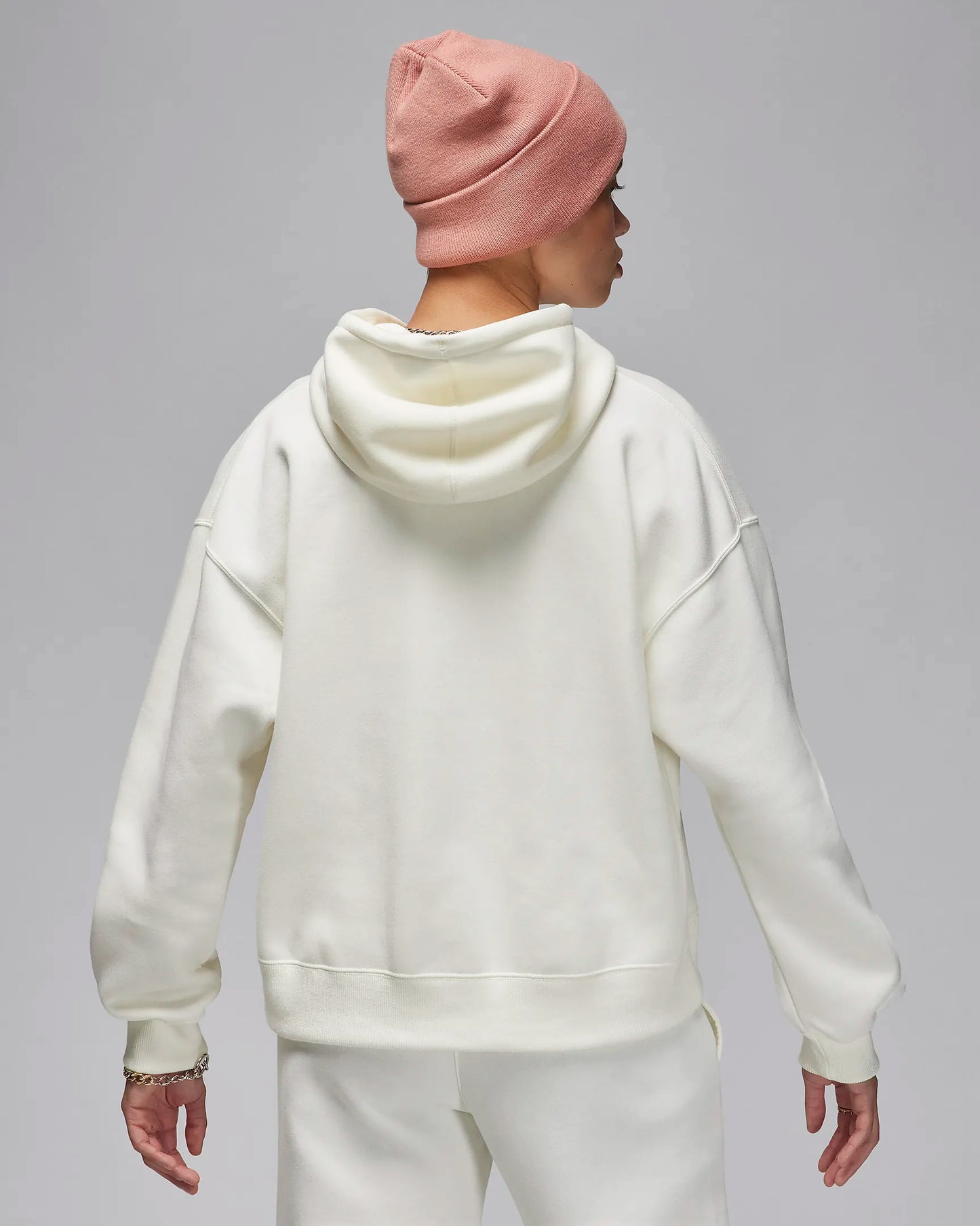 Jordan "Brooklyn Fleece Pullover Hoodie" W - Sail / Red
