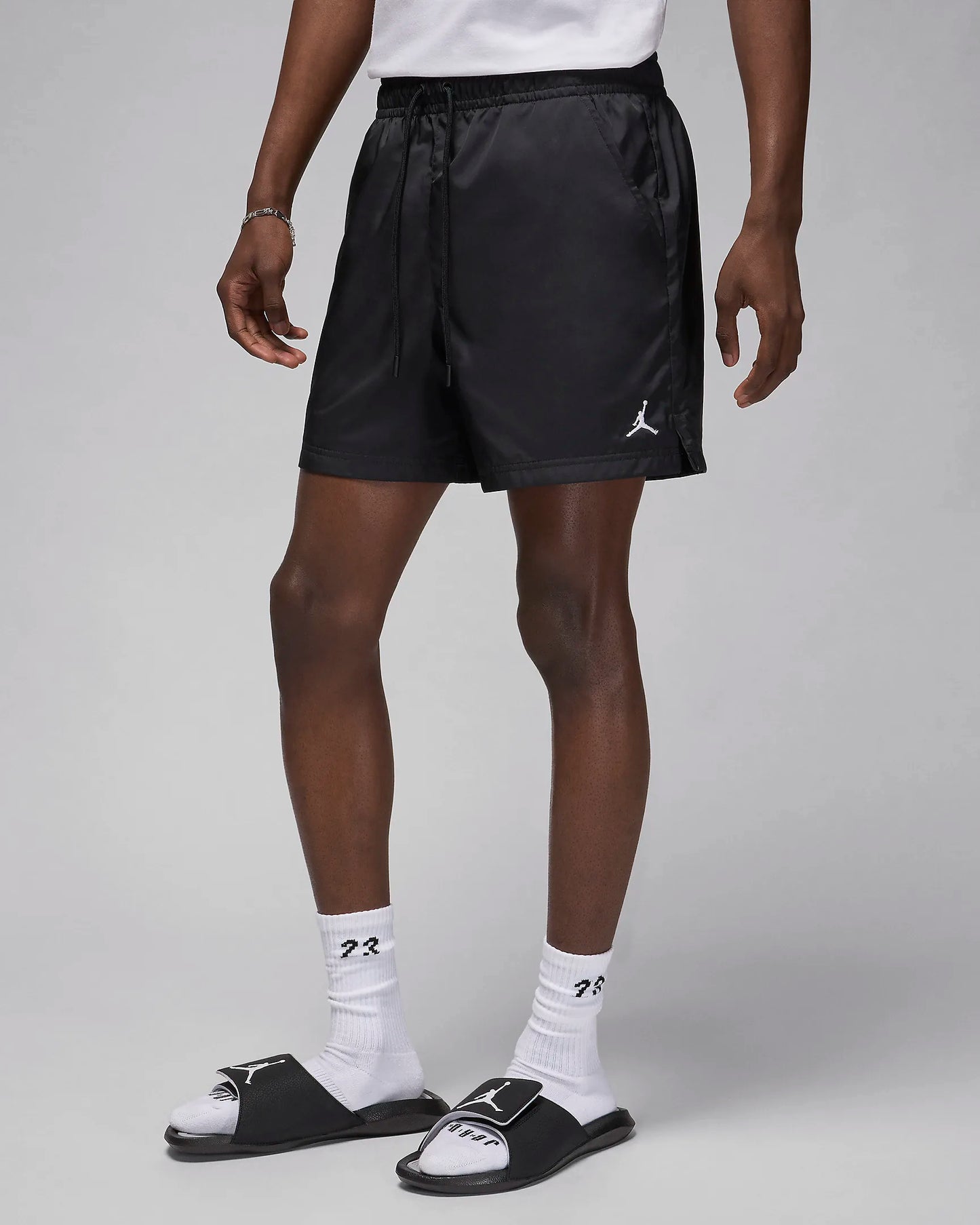 Jordan Air "Poolside Shorts" M - Black / White