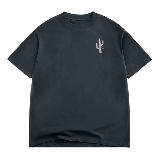 Manor "Manor Classic Embroidered Tee" Kids - Vintage Black / Black