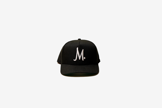 Manor x New Era "M" 9FIFTY A-Frame Snapback - Black / White
