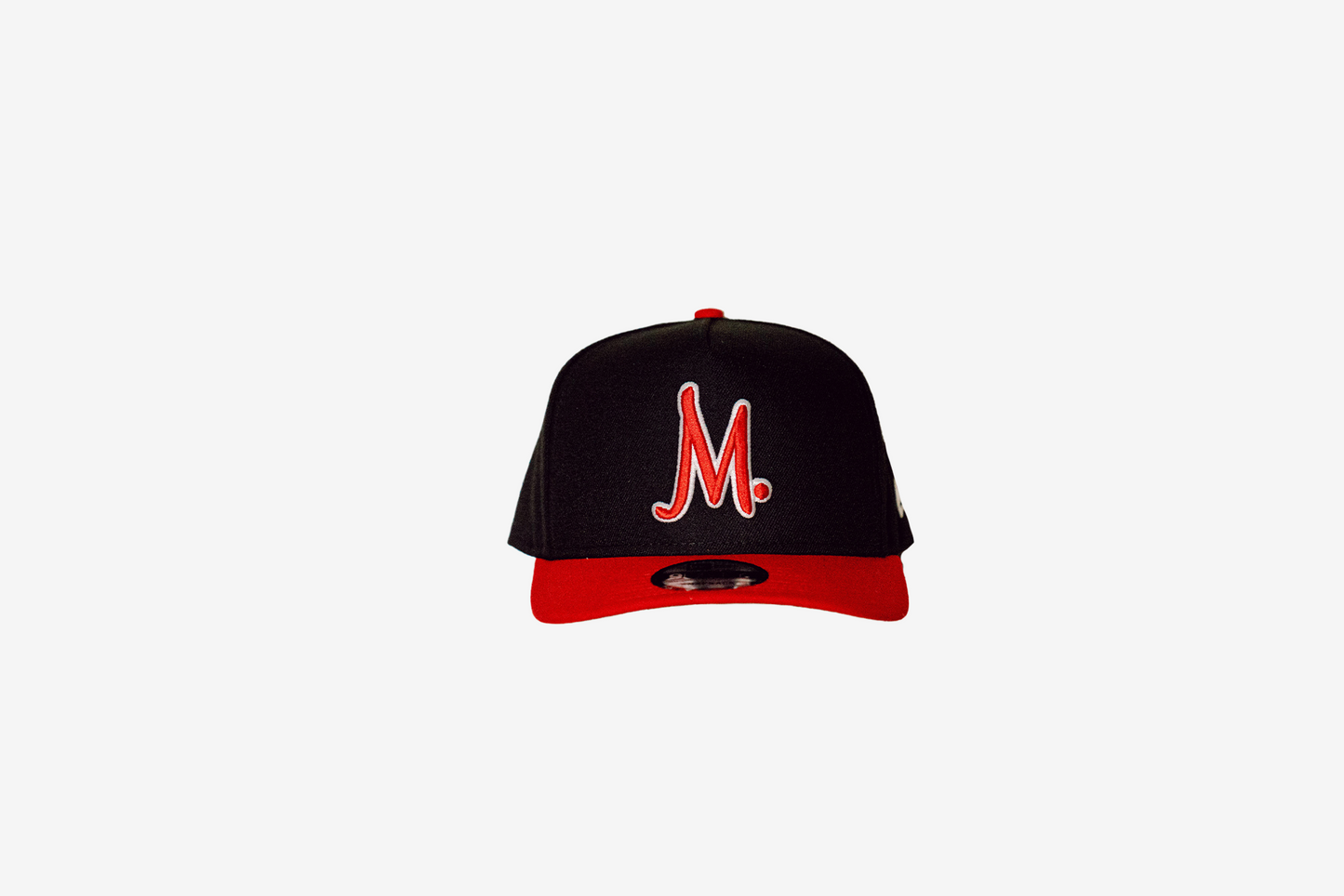 Manor x New Era "M" 9FIFTY A-Frame Snapback - Black / Red