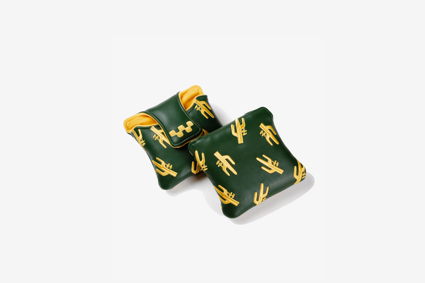 Devereux x Manor "Hang Time Mallet Putter Cover" - Green / Yellow