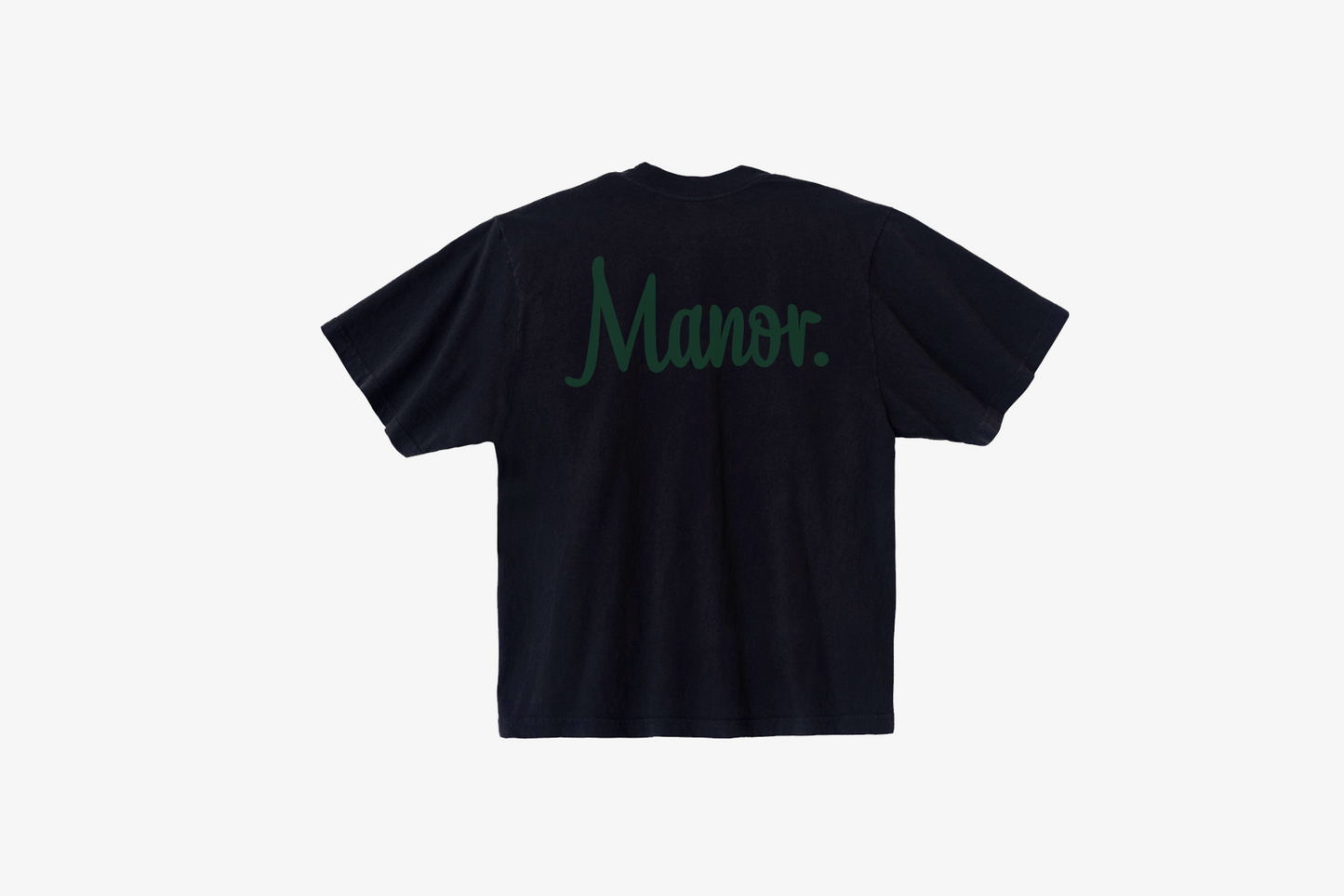 Manor "Trademark" T-Shirt M - Dark Navy / Lawn Green