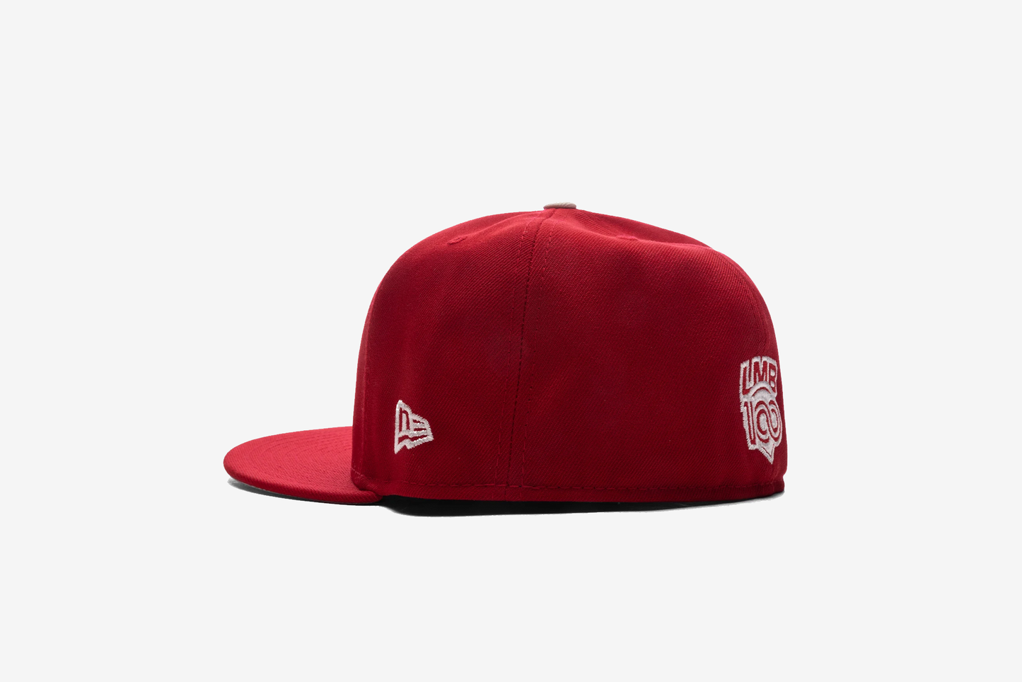 Born x Raised x New Era "Diablos Rojos Script" 59FIFTY Fitted- Red / White