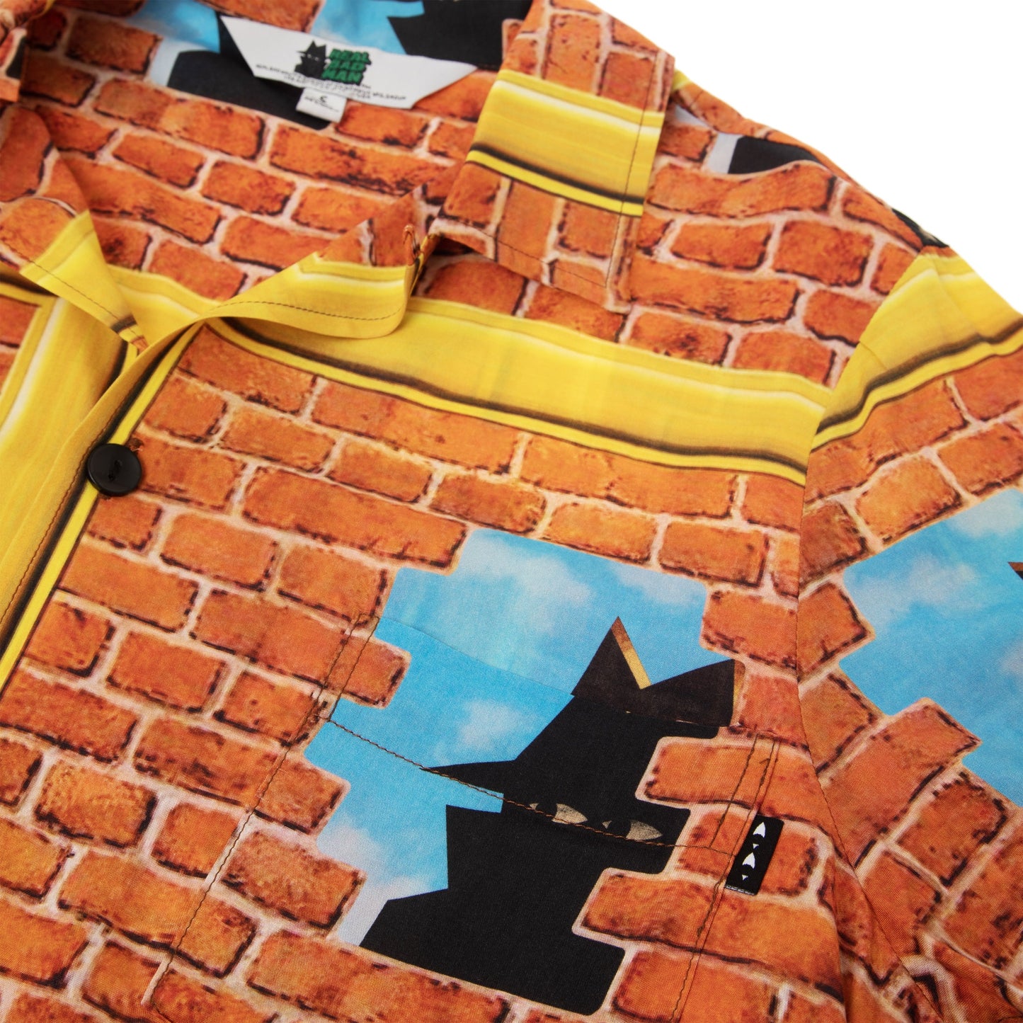 Real Bad Man "Getaway Vacation Shirt" M - Brick