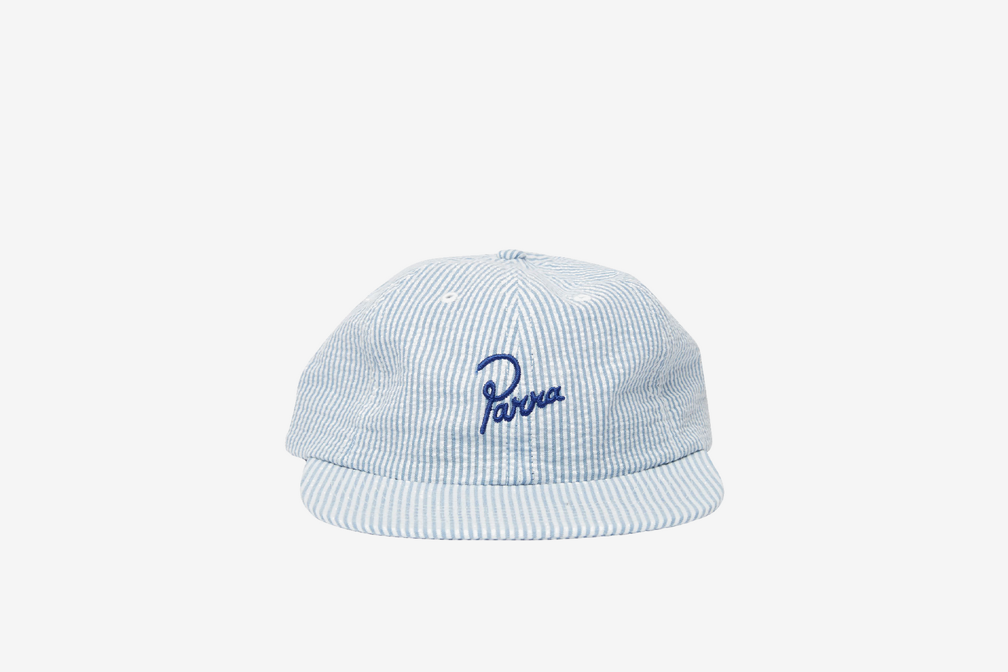 By Parra "Classic Logo 6 Panel Hat"-White Blue