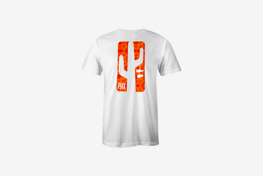 Manor "PHX West T-Shirt" M - White / Orange
