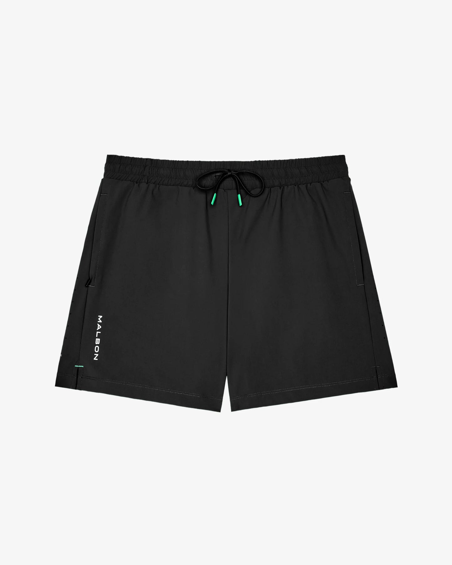 Malbon "Performance Poly Tech Short" Mens - Black