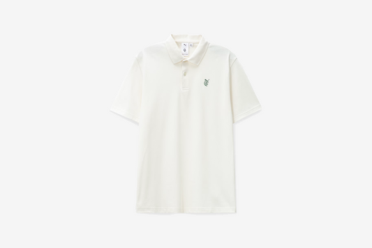 Puma X Quiet Golf Club "Post Round Polo" Mens - Warm White