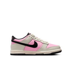 Nike "Dunk Low" GS - Pink Rise / Black / Light Orewood Brown