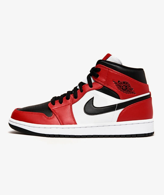 Air Jordan "1 Mid" M - Black / Gym Red