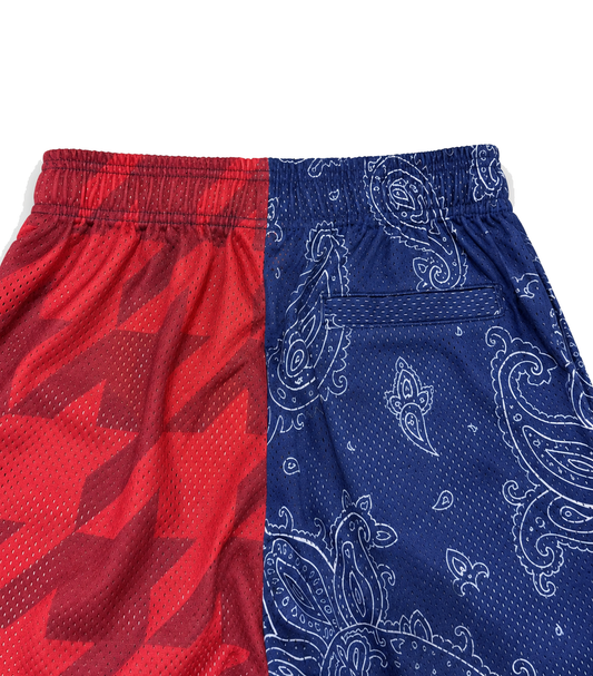 Manor "Dirtbags Short " Mens - Houndstooth / Paisley Split