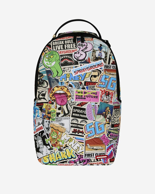 Sprayground "Punk Sticker Shark" Backpack - Assorted