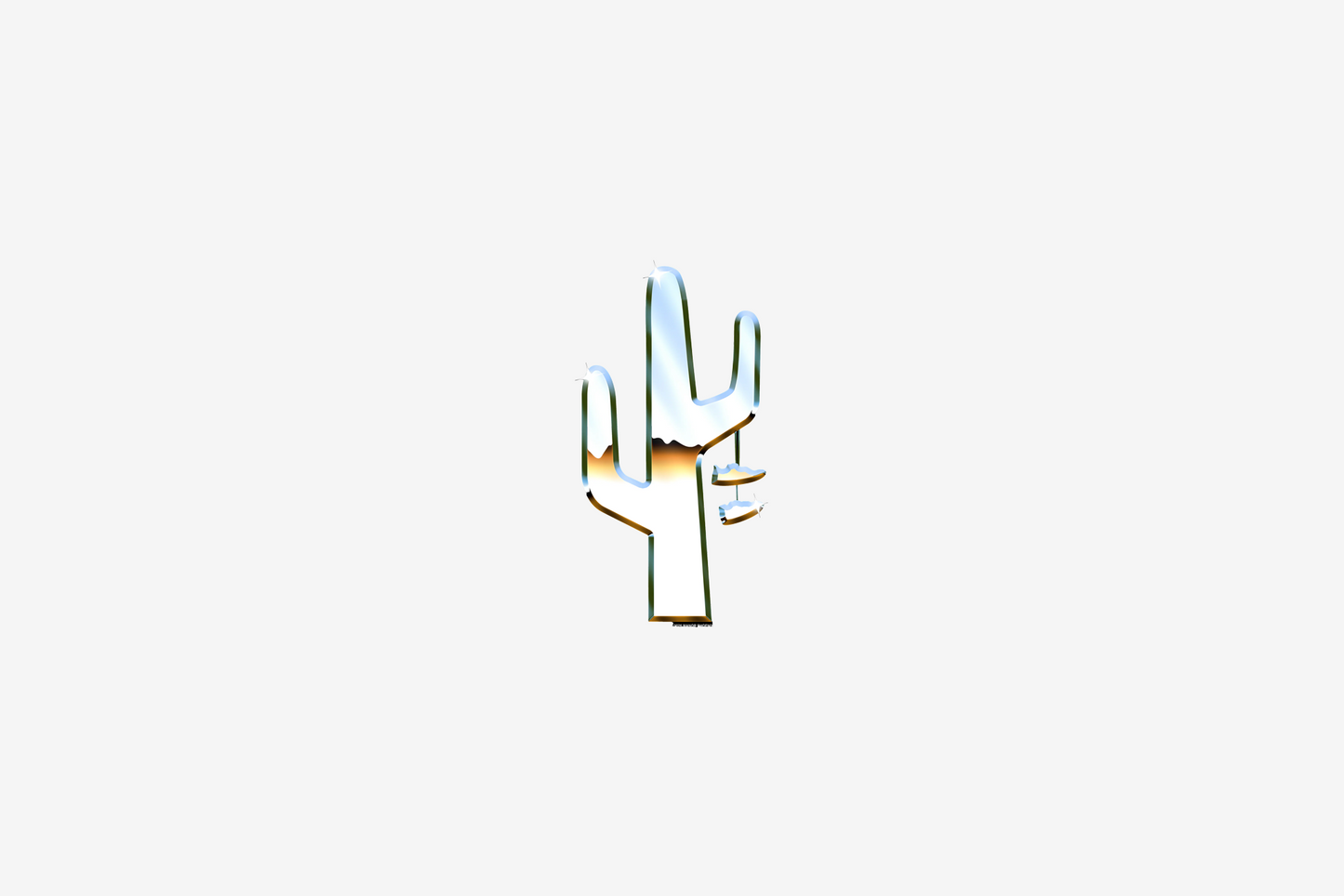 Manor Hangtime Sticker - Chrome