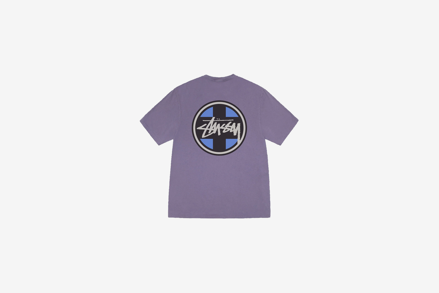 Stussy "Cross Dot Pig. Dyed Tee" M - Grape