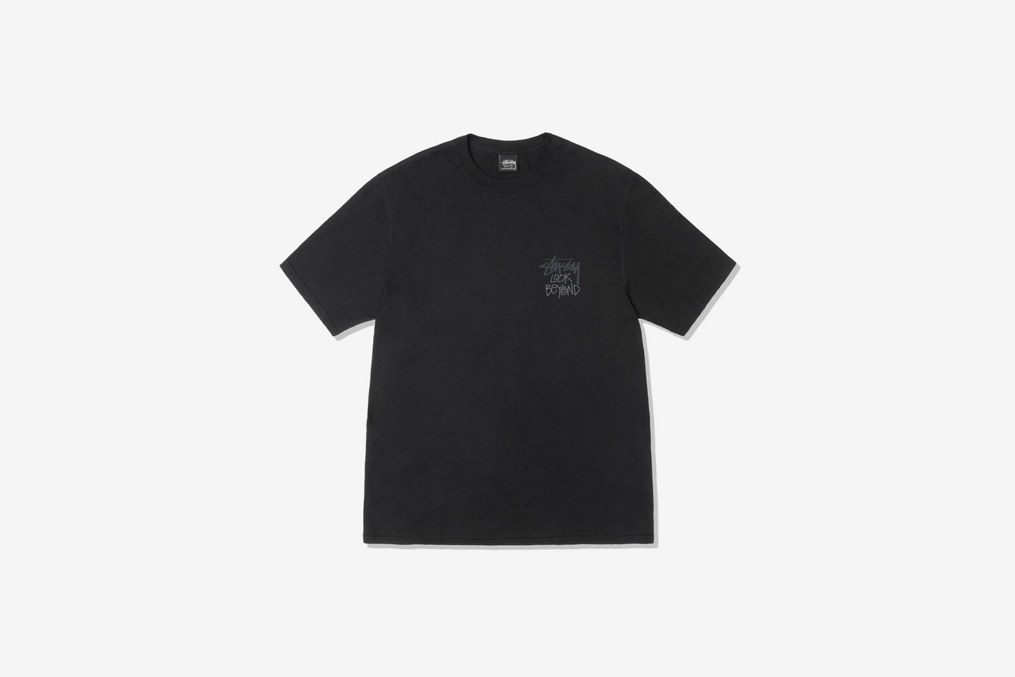 Stussy "Look Beyond Pig. Dyed Tee" M - Black