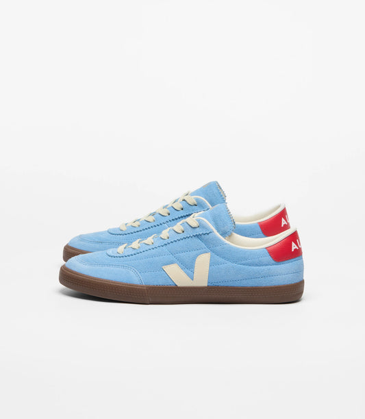 Veja "Panenka Suede" Mens - Aqua Pierre / Bark
