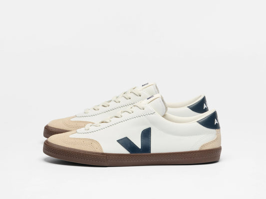 Veja "Volley O.T. Leather" W - White / Nautico / Bark