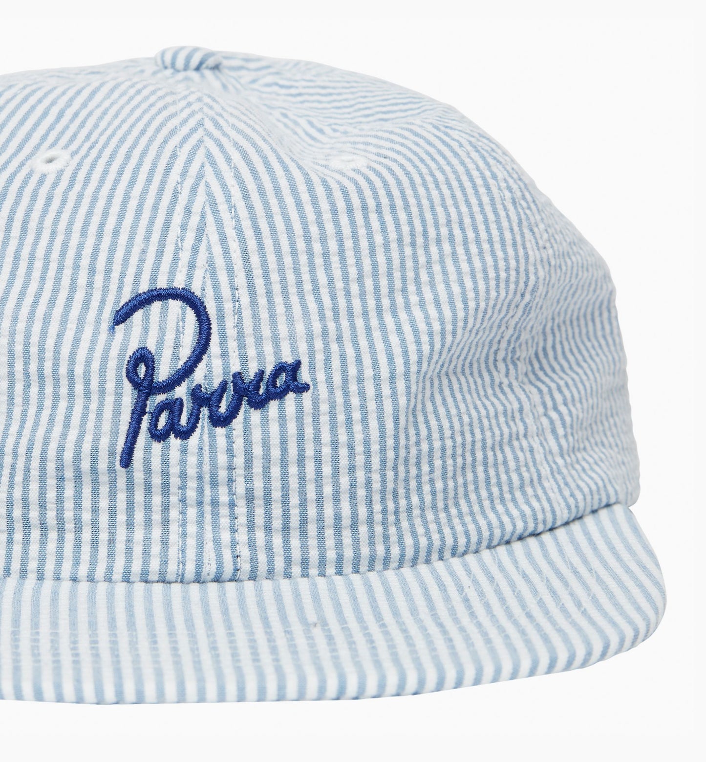By Parra "Classic Logo 6 Panel Hat"-White Blue