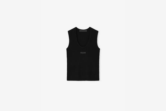Fear of God Essentials "Waffle Tank" W - Jet Black