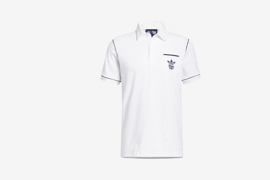 Adidas Burgundy "Adidas Burgundy x Bogey Boys Polo Shirt" M - White