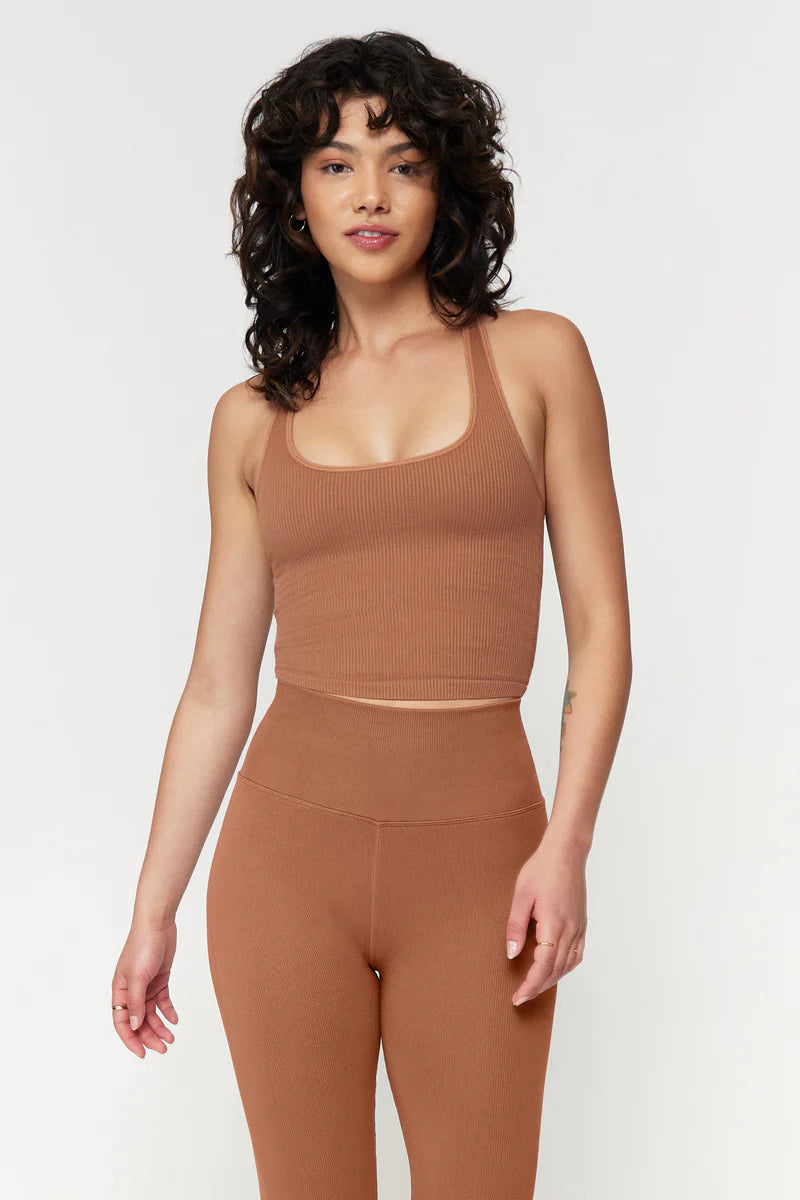 Spiritual Gangster "Love Sculpt Leggings" W - Clay