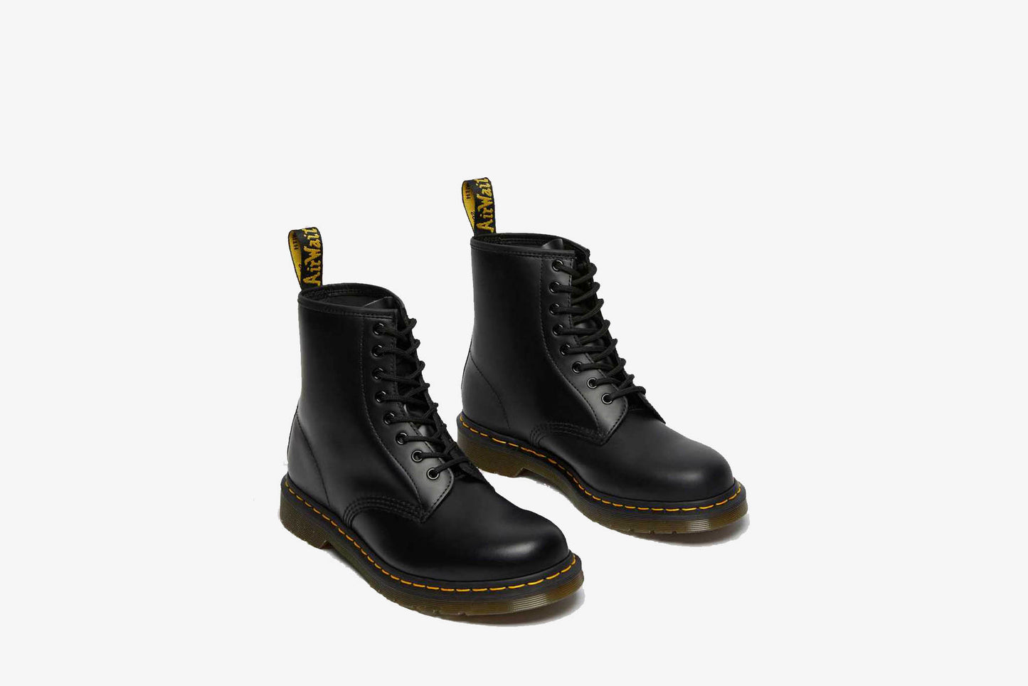 Dr. Martens "1460 Smooth Leather Lace Up Boots" W - Black