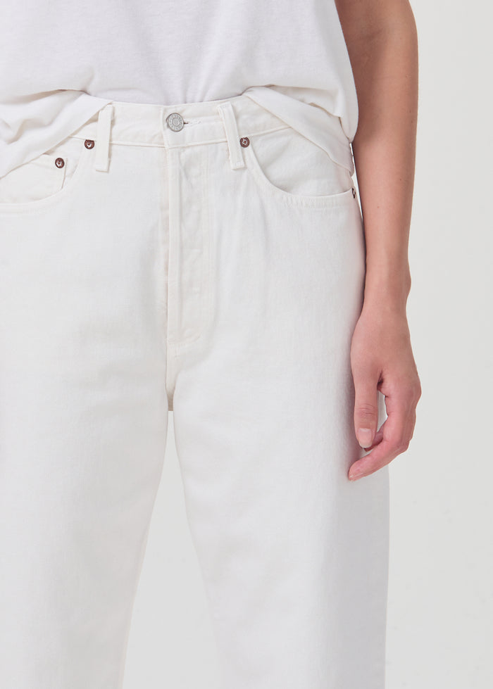 AGOLDE "90's Crop Mid Rise Straight Jean" W - Salt