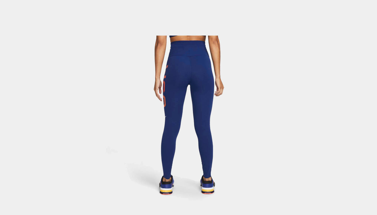 Nike "Yoga Luxe" High-Waisted 7/8 Legging USA W - Blue