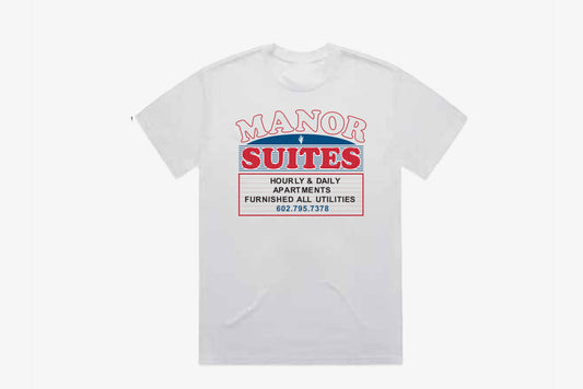 Manor "Suites" T-Shirt M - White