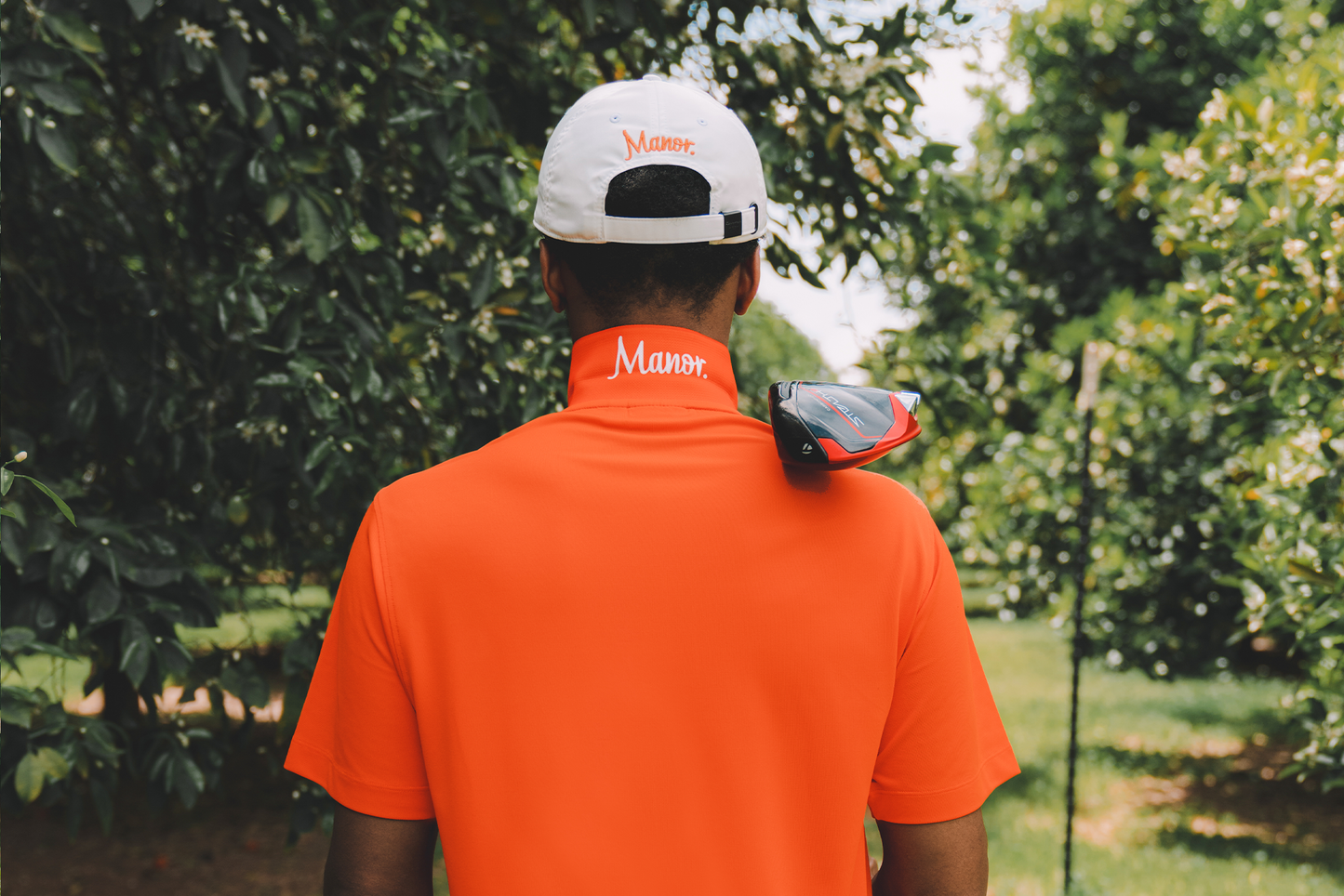 Manor "Icon Polo"  M - Orange / Green