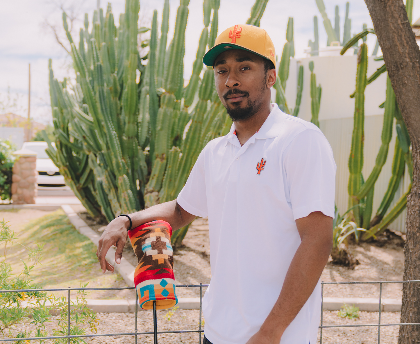 Manor "Icon Polo" M - White / Orange