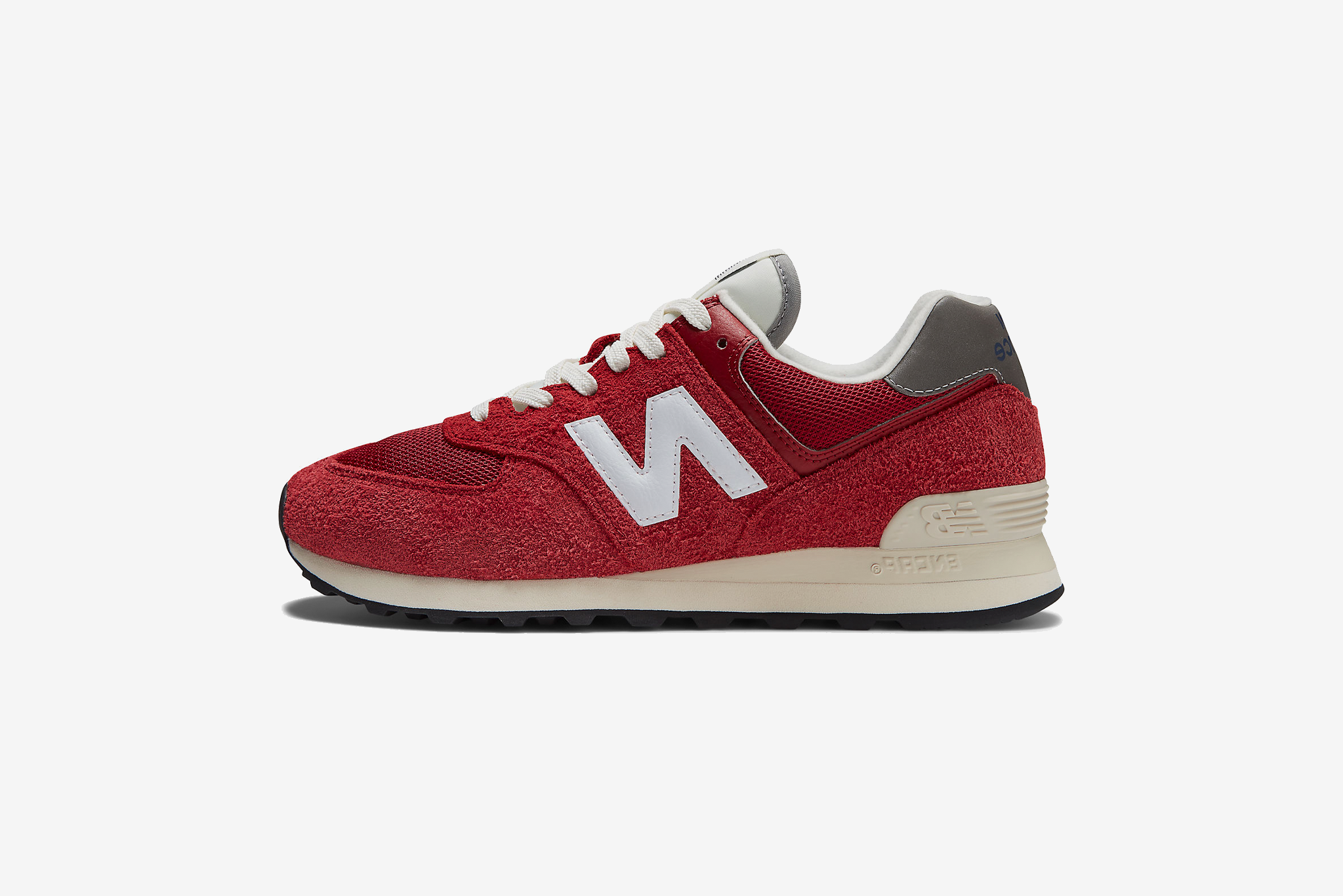 Kapitein Brie Gang de elite New Balance "574" M - Red / White – Manor.