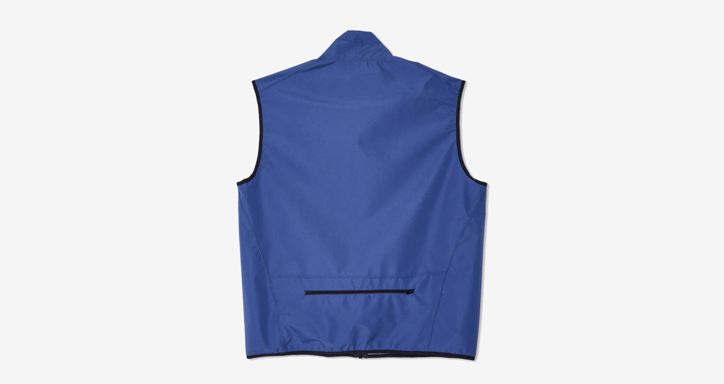 Whim Golf "Nylon Tricot Full Zip Vest" M - Blue (Robins Egg)