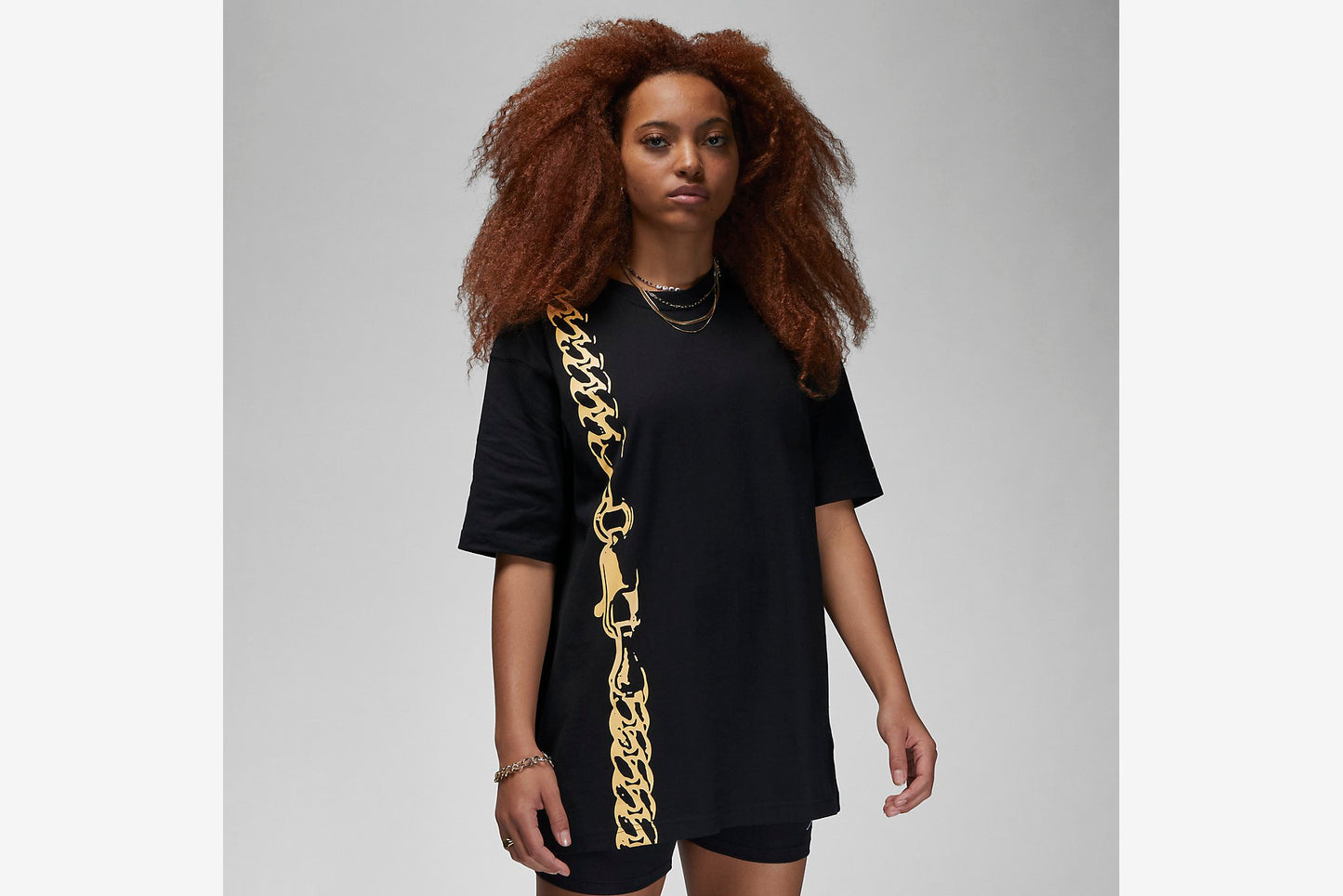 Jordan "Oversized Chain T-shirt" - W - Black