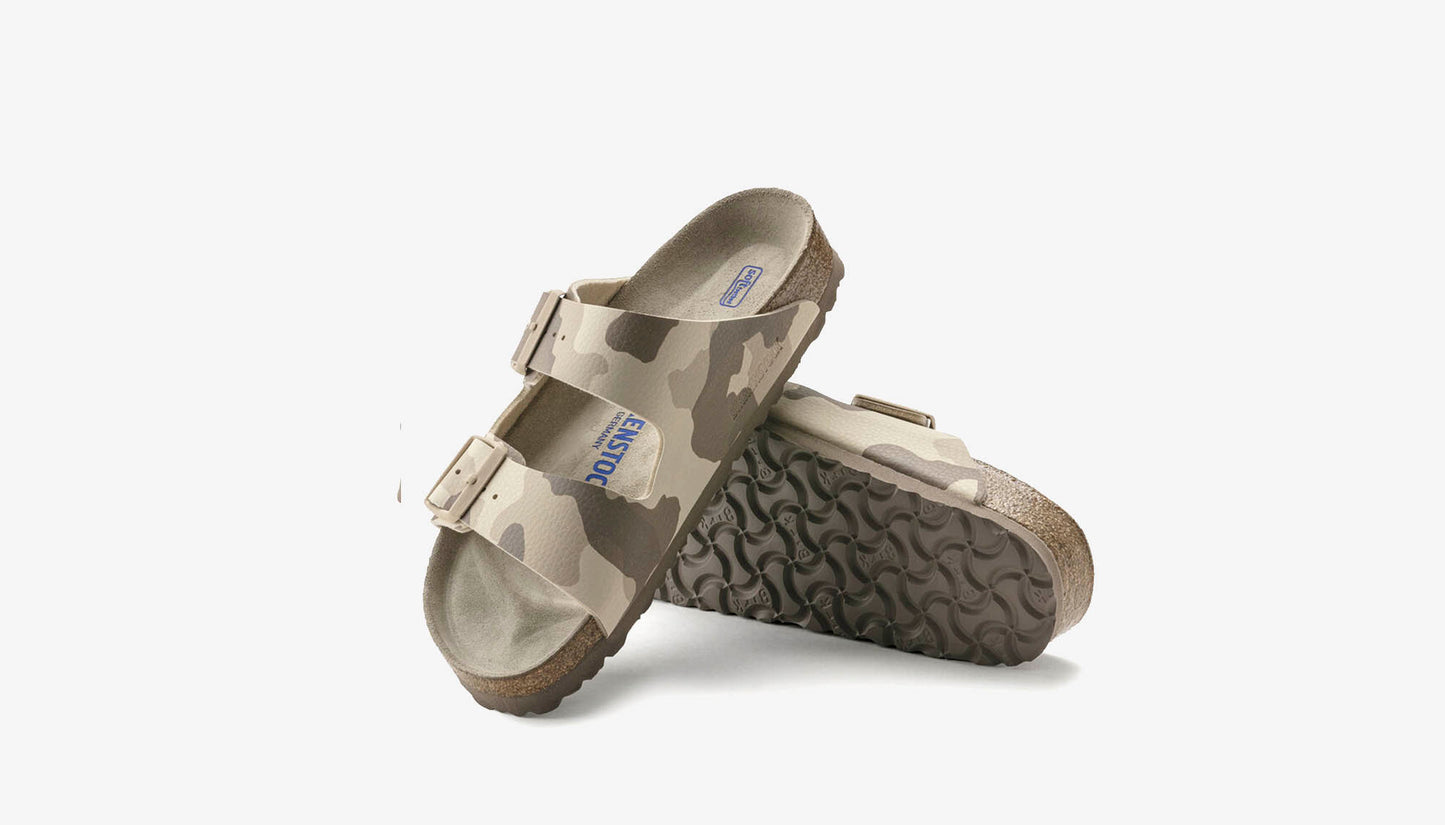 Birkenstock "Arizona BS" W - Desert Soil Gray / Taupe (Narrow Fit)