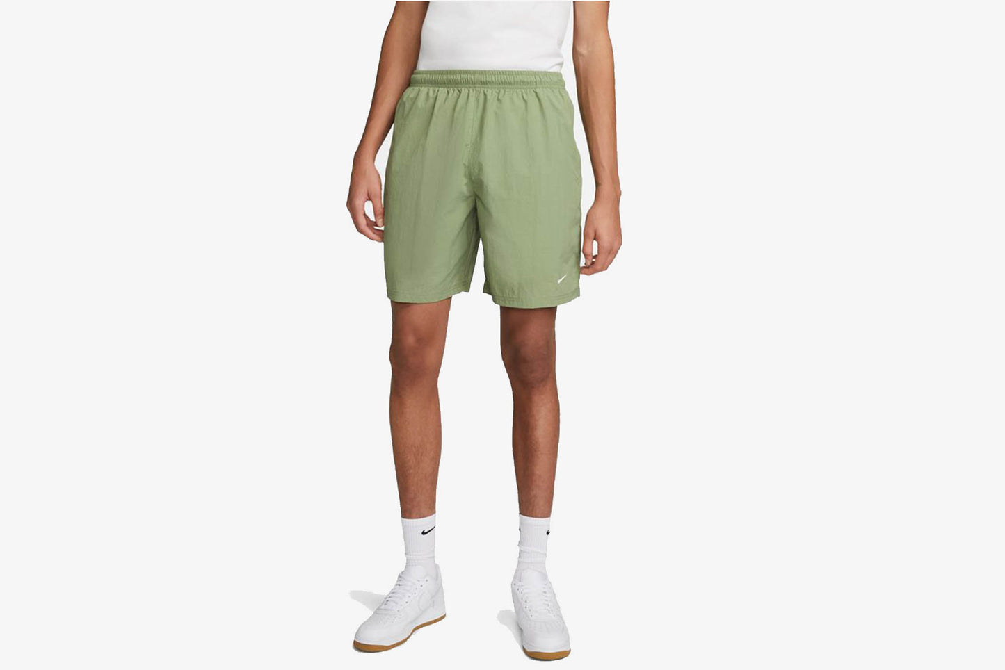 Nike "Solo Swoosh Shorts" M -Green