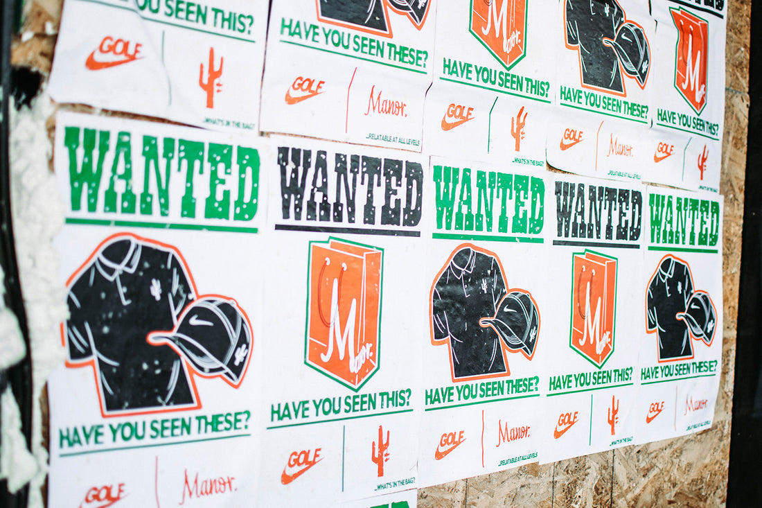 Manor Presents the "Wanted" Campaign Ahead of Its Nike Golf Collaboration